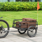 Bike Cargo Trailer & Wagon | 88 lb Capacity, Suspension & Triple Safety Visibility