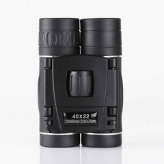 40x22 HD Binoculars – High-Power Compact Crescent Double Barrel with Optional Clip