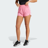 Women's adidas Pacer Training 3-Stripes Woven High-Rise Shorts
