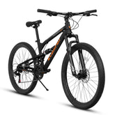 26" Adult Mountain Bike | 21-Speed, Dual Shock Absorption & Disc Brakes