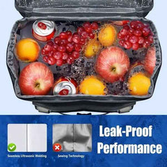 36-Can Insulated Cooler Backpack — 25L, Leak-Proof