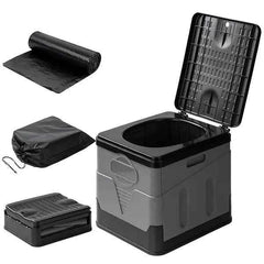 Portable Foldable Camping Toilet – Lightweight Outdoor Toilet for Camping & Emergencies
