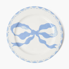 Marilyn Blue Bow Starter Plate