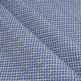 Cobalt Blue Lotus Flower Fabric