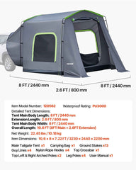SUV Tailgate Tent | 10.6x8 FT All-Season Camp Shelter for 5-9 People