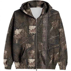 Unisex Printed Hooded Jacket – Casual Zip-Up Outerwear