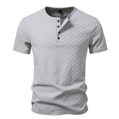 Men's Waffle Knit Slim Fit Short-Sleeve T-Shirt