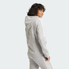 Women's adidas Essentials Fleece 3-Stripes Full-Zip Hoodie
