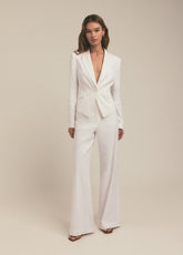THE JONES LINEN WIDE LEG PANT