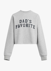 THE CROPPED DAD'S FAVORITE SWEATSHIRT
