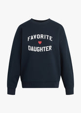 THE FAVORITE DAUGHTER HEART LOGO SWEATSHIRT