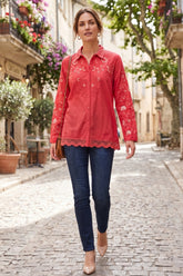 Johnny Was The Audrey Oversized Shirt C10925-7