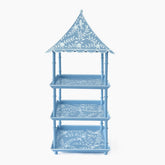 Blue Tole Three Tier Pagoda Stand