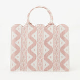 Mrs. Alice Tote Bag (Pink Ikat)