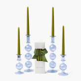 Camille Azure Candle Set (Apple Green)