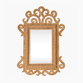 The Medium Grand Rattan Mirror