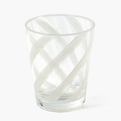 White Swirl Outdoor Glasses (Set of 6)