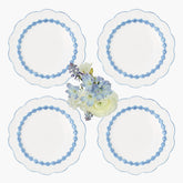 Blue Laurel Dinner Plates (Set of 4)