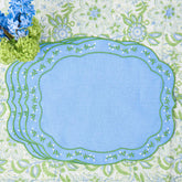 Bluebell Rose Eloise Linen Placemats (Set of 4)