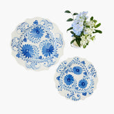 Blue Flowers Starter Plate