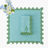 Blue & Green Sophia Napkins (Set of 4)