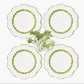 Green Laurel Starter Plates (Set of 4)