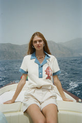 'Le Sirenuse' Pop-Over (Mediterranean Blue)