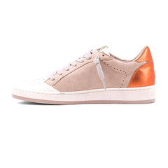 Paz Metallic Lace Up Sneakers