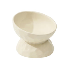 Ceramic High Leg Cervical Support Oblique Bowl