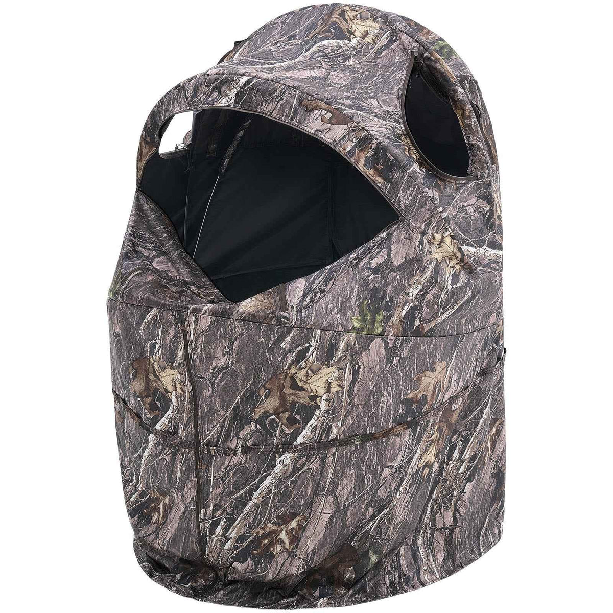 Single Person Hunting Ground Blind – Portable Camouflage Tent for Turkey & Deer