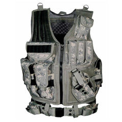 Tactical MOLLE Vest with 14 Pockets – Airsoft, Hunting & Outdoor Training