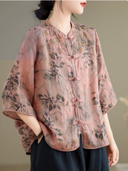 Women's Stylish Everyday Wear Large Size Floral Tops