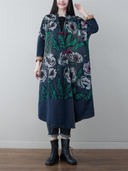 Women's Good-Looking Loose Plate Button Cardigan