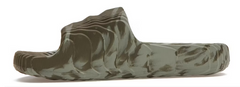 Adilette 22 Slides Olive Strata Silver Green