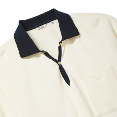 Raglan Terry Polo (Off-White)