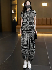 All-Day Confidence Co-ord Set — Flowing, Flattering Printed Two-Piece for Effortless Evenings