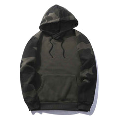 Men's Camouflage Pullover Sweatshirt – Casual Outdoor Sweatshirt