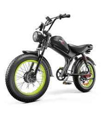 Dual-Drive Electric Bike | 48V 2000W Twin Motor, 23Ah Battery, 55-70KM Range
