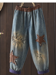 Women's Summer Stylish Everyday Wear Patch Work Bottom