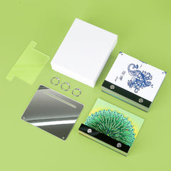 Auspicious Peacock 2026 Calendar 3D Memo Holder