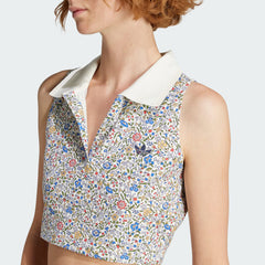 Women's adidas adidas Originals x Liberty London Sleeveless Crop Polo