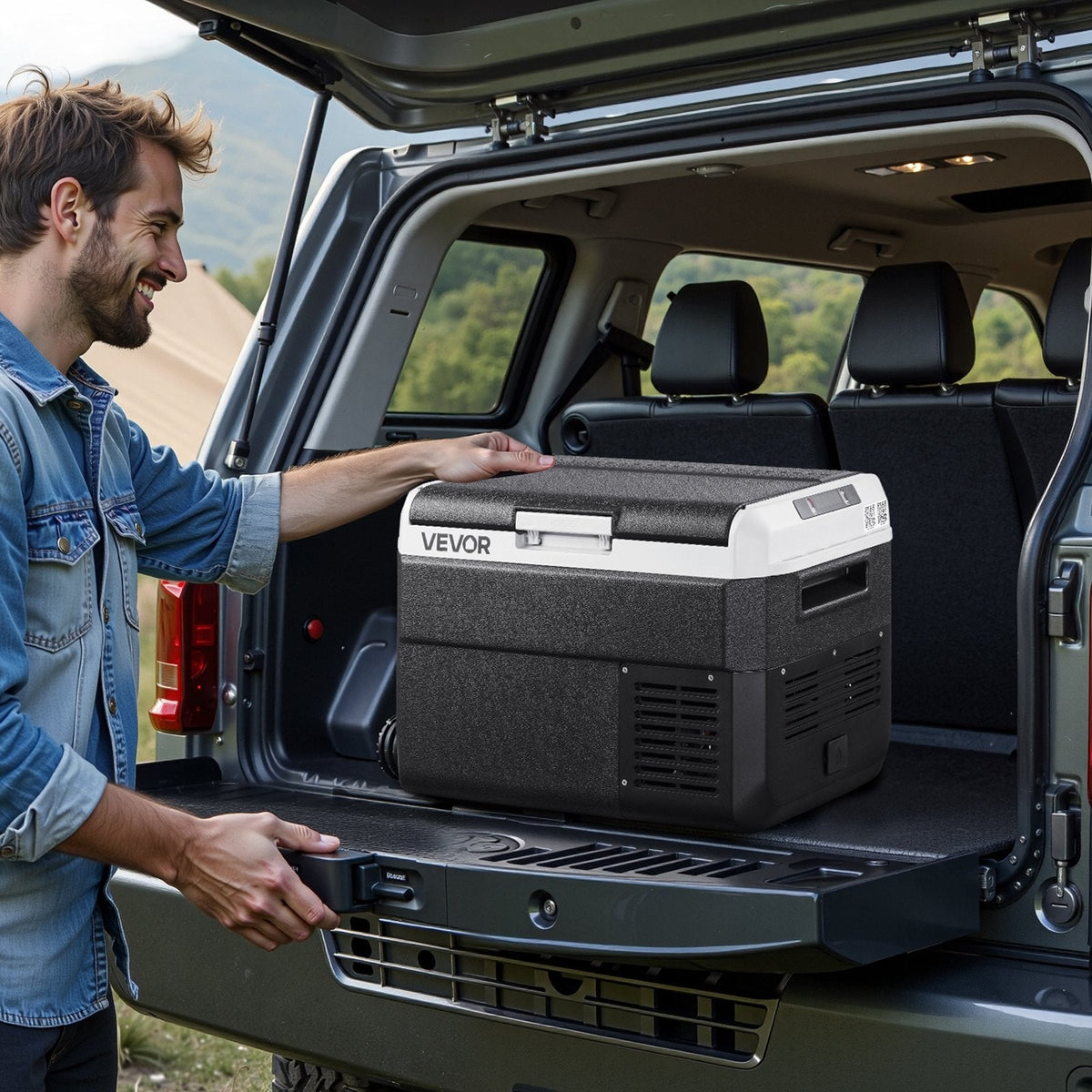 12V Portable Car Fridge Freezer 26.4QT | Fast Cooling, -4°F to 68°F