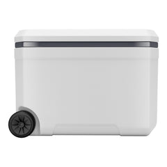 Portable Hard Cooler 45QT | 64-Can Wheeled Cooler with Cup Holder