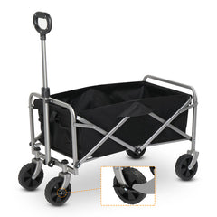 Foldable Garden Cart with Oxford Cloth & Steel Frame – Heavy-Duty Collapsible Wagon