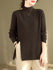 Cozy Women's Knitted Turtleneck Sweater | Eva Trends