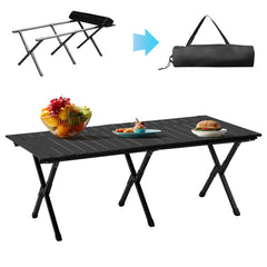 Foldable Roll-Up Camping Table – Lightweight Portable Outdoor Table