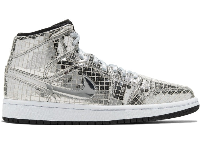 1 Mid SE Disco Metallic Silver (W)