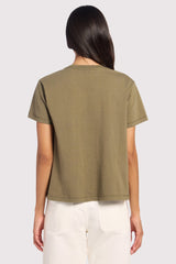 Vintage Cotton Everyday T-Shirt | Olive