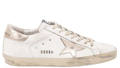 Golden Goose Super Star White Gold Sparkle (Women's)