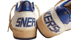 Golden Goose Ball Star Nappa White Blue